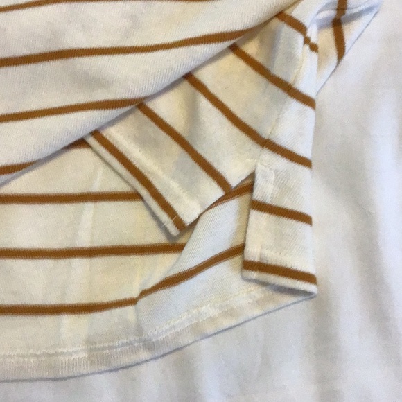 Tunic, XL, Ivory with gold stripes, New with tags. - Picture 5 of 7